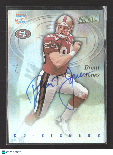 1997 Topps Stadium Club Co-Signers Brent Jones Curtis Conway #CO88
