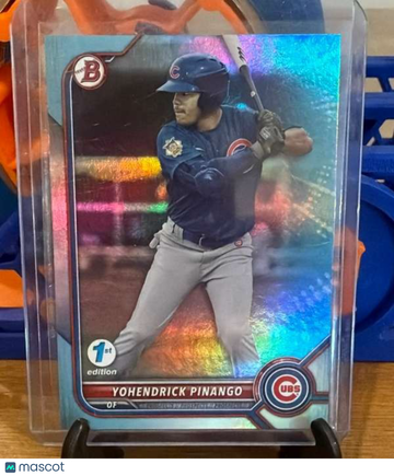 2022 Bowman 1st Edition - Sky Blue Foil Yohendrick Pinango #BPPF-95