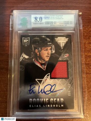 2013-14 Panini Rookie Anthology Elias Lindholm Rookie MNT 8