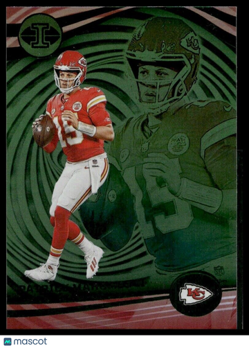 2023 Panini Illusions Patrick Mahomes II #52 Emerald Trophy Collection
