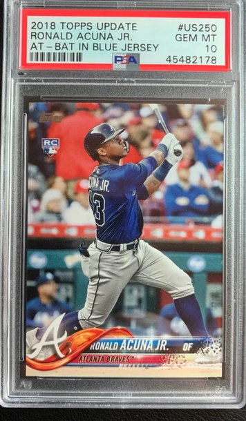 Ronald Acuna Update Rookie PSA 10
