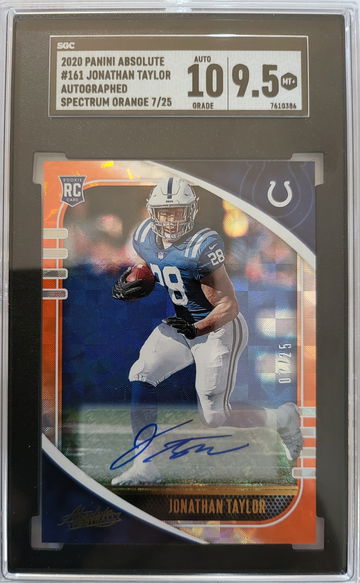 2020 Panini Absolute Jonathan Taylor Spectrum Orange /25