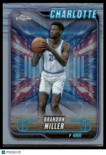 2024-25 Topps Chrome Brandon Miller #61 Refractor