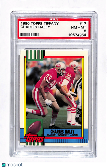 1990 Topps Tiffany Charles Haley #17