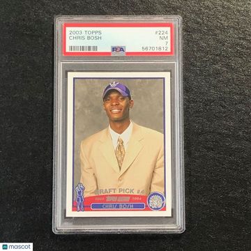2003 Topps Chris Bosh #224 PSA 7