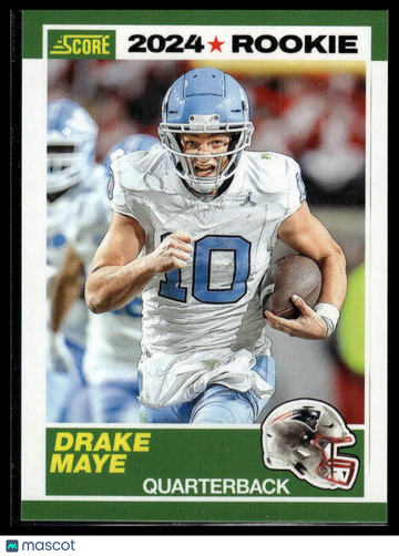 2024 Score Drake Maye #3 35th Anniversary Rookies