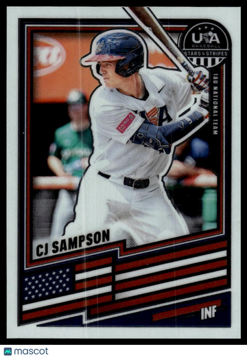 2026 Panini Stars & Stripes Prizm USA Baseball CJ Sampson #159
