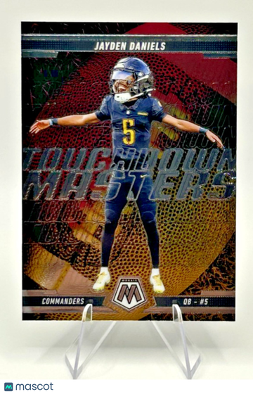 2025 Panini Mosaic Jayden Daniels #7 Base Insert Authentic Washington Commanders Football Card