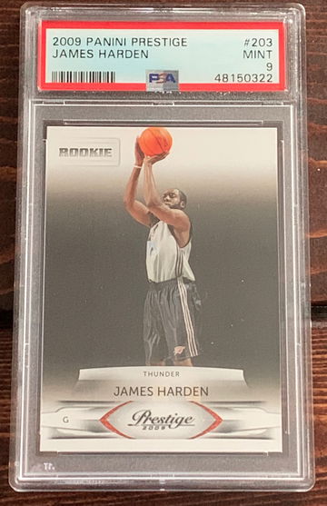 James Harden Rookie Panini Prestige PSA9