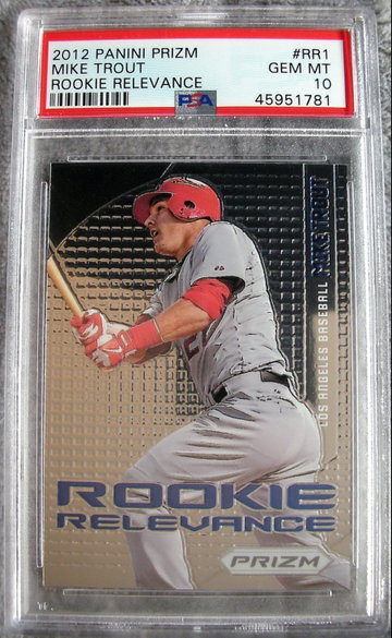 Mike Trout 2012 Prizm Rookie Relevance PSA 10