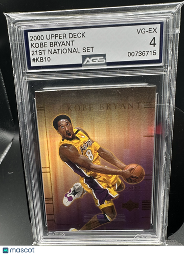 Kobe Bryant 2000 Upper Deck 21st National Set Trading Card #KB10 Los Angeles Lakers NBA Basketball