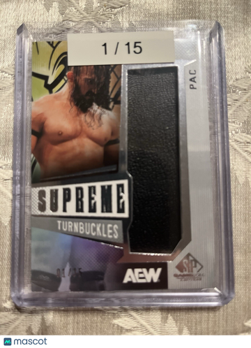 2025 SP Game Used AEW Pac Supreme Turnbuckles Short Print