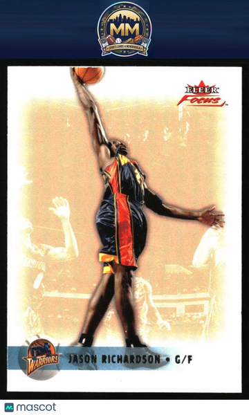 2003-04 Fleer Focus Jason Richardson #80 Golden State Warriors