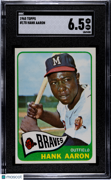 1965 Topps Hank Aaron #170 SGC 6.5
