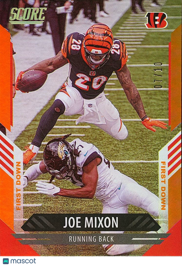 Joe Mixon 2021 Score First Down Cincinnati Bengals