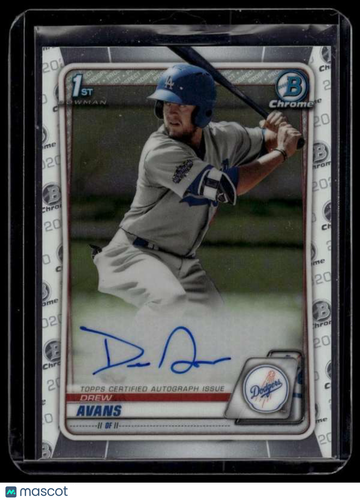 2020 Bowman Chrome - Prospect Autographs Drew Avans #CPA-DA