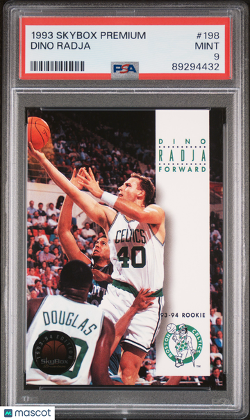 1993 Skybox Premium Dino Radja #198 PSA 9