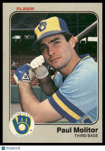 1983 Fleer Paul Molitor #40