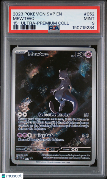2023 Pokemon SVP EN-SV Black Star Promo Mewtwo 151 Ultra-Premium Coll PSA 9 #052