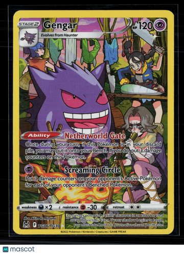 2022 Lost Origin Gengar Holo CHR #TG06/TG30