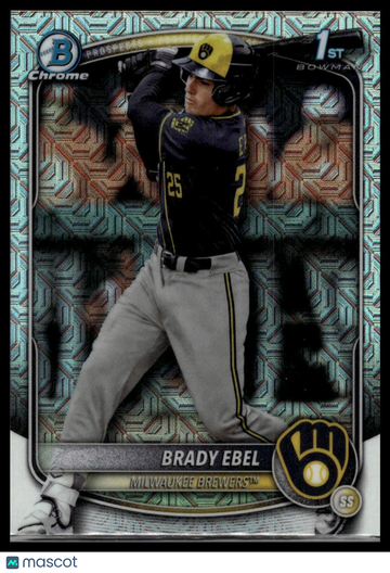 2025 Bowman Draft Brady Ebel #BDC-194 Chrome