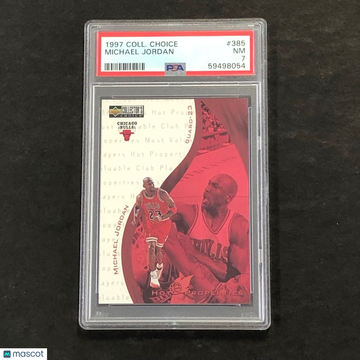 1997 Collector's Choice Michael Jordan #385 PSA 7