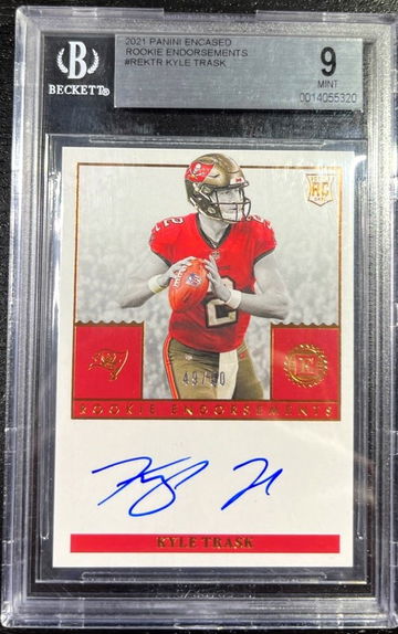 2021 Panini Encased Rookie Endorsement Kyle Trask 49/50