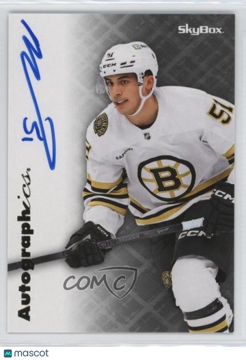 2023-24 Skybox E-X 2000 - Autographics Rookies Matthew Poitras #AG-MP [None] Rookie