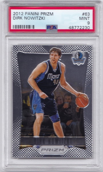 Dirk Nowitzki 2012 Prizm PSA 9