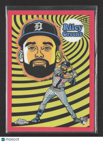 2023 Topps Chrome Ultra Violet All-Stars Riley Greene #UV-13 Red RC