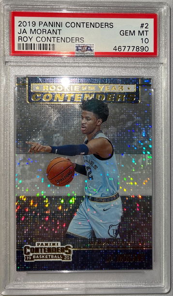 2019 Panini Contenders Ja Morant ROY Contenders #2