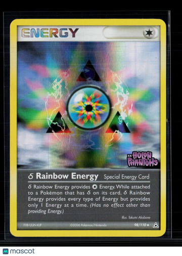 2008 EX Holon Phantoms Δ Rainbow Energy Holo Uncommon #98/110