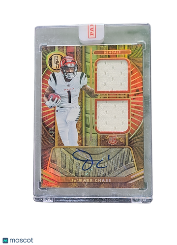 2021 Panini Gold Standard Ja'Marr Chase #253 /99 Dual Patch RC Memorabilia