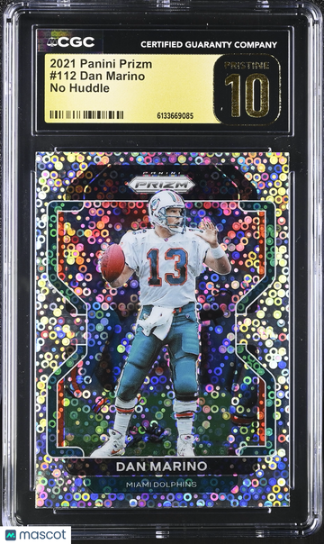 2021 Panini Prizm Dan Marino #112 No Huddle CGC 10