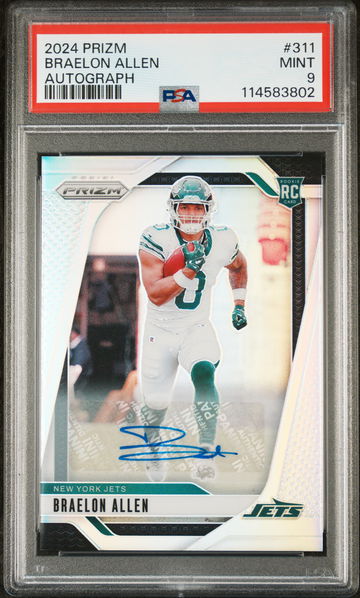 2024 Panini Prizm Silver Braelon Allen #311 PSA 9