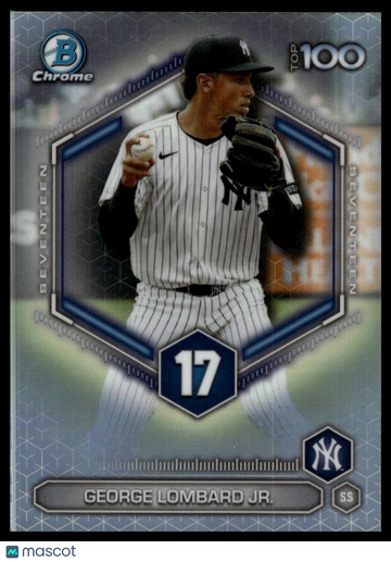 2026 Bowman George Lombard Jr. #BTP-17 Bowman Scouts' Top 100