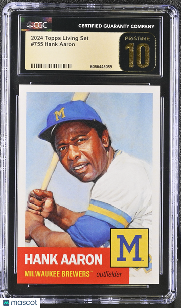 2024 Topps Living Set Hank Aaron #755 CGC 10