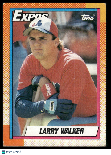 1990 Topps Larry Walker #757 RC