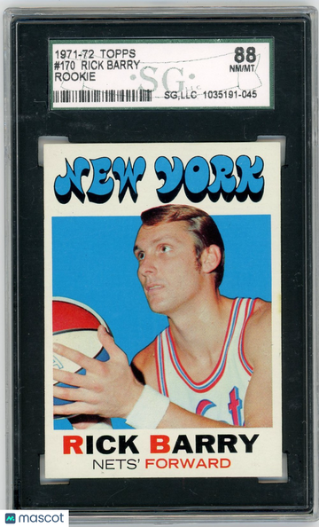 1971 Topps Rick Barry #170 SGC 8