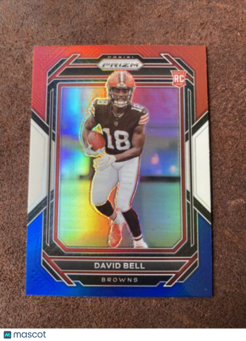 🔥 2022 Prizm-DAVID BELL- BROWNS-Red White Blue Rookie Card#334 Browns WR1