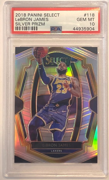 2018 Select Lebron James SSP Premier Level PSA 10 - LOW POp