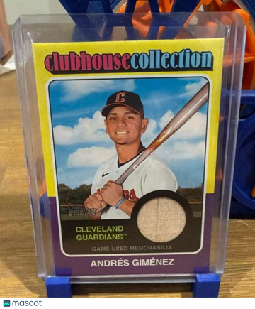 2024 Topps Heritage - Clubhouse Collection Relics Andrés Giménez #CCR-AG