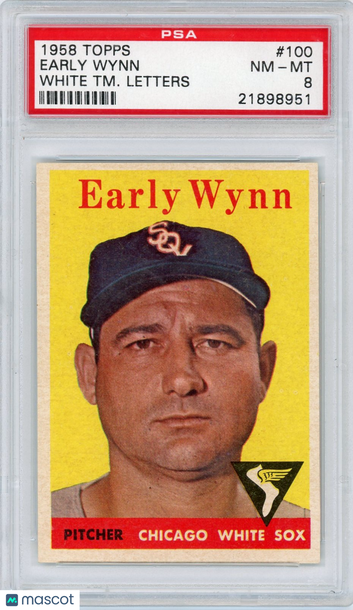 1958 Topps Early Wynn #100 PSA 8