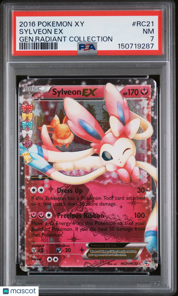 2016 Pokemon Xy Generations Radiant Collection Sylveon EX Gen.Radiant Collection PSA 7 #RC21
