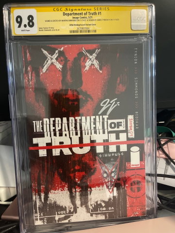 Department of truth #1 Signed Tynion, Simmonds