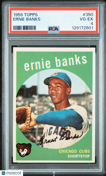 1959 Topps Ernie Banks #350 PSA 4