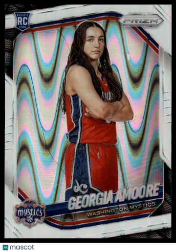 2025 Panini Prizm WNBA Georgia Amoore #103 White Seismic Prizms