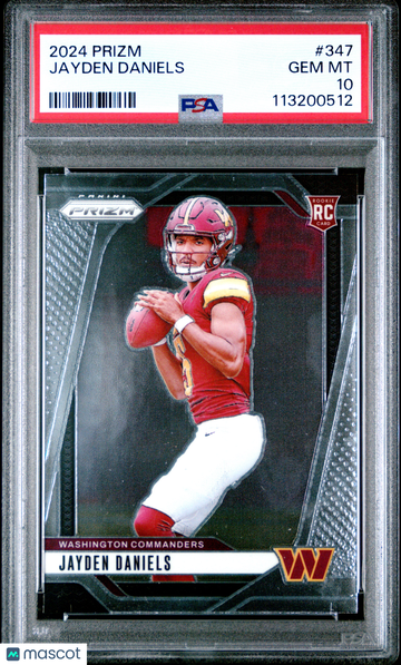 2024 Panini Prizm Jayden Daniels #347 PSA 10