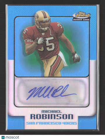 2005 Topps Finest Michael Robinson #178 Refractor Auto