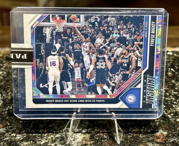 2023-24 Panini Instant TYRESE MAXEY CAREER-HIGH SCORE 52PT #/5 76ers All-Star